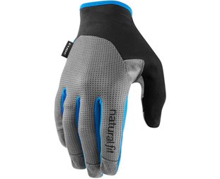Cube X NF Long Finger Gloves Grey/Blue