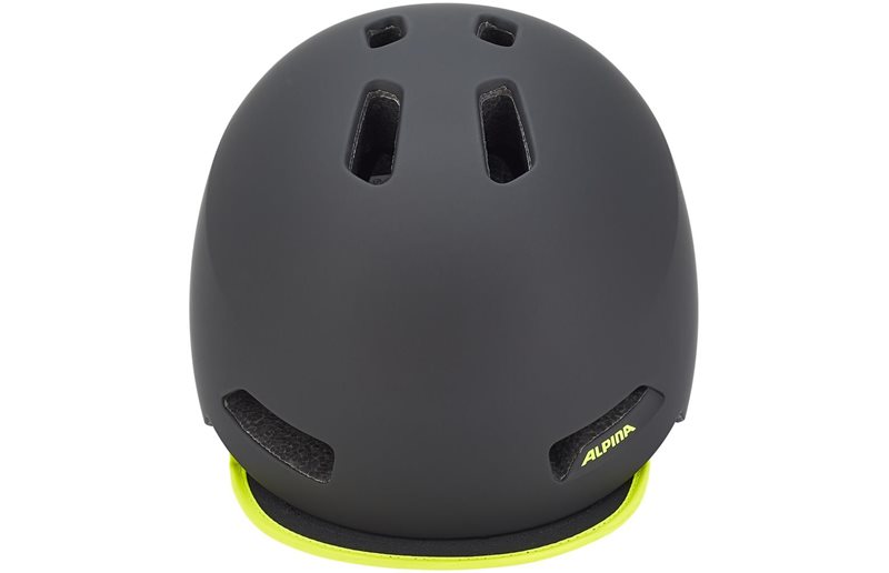 Alpina Brooklyn Helmet Black/Neon Yellow Matt