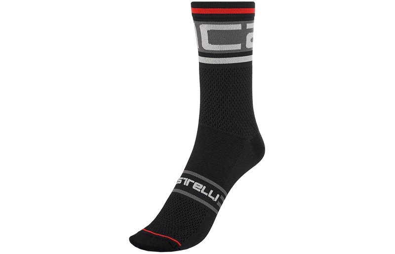 Castelli Pyöräilysukat Prologo 15 Socks Black
