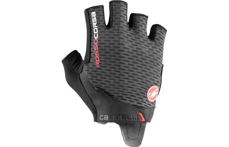 Castelli Rosso Corsa Pro V Gloves Dark Grey
