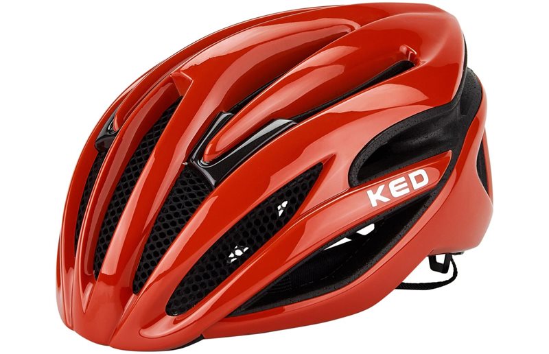 KED Rayzon Helmet Fiery Red