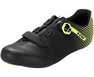 Northwave Core Plus 2 Shoes Men Black/Yellow Fluo