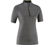 Gonso Naisten pyöräilypaita Fodara Half-Zip SS Bike Jersey Women Black Allover