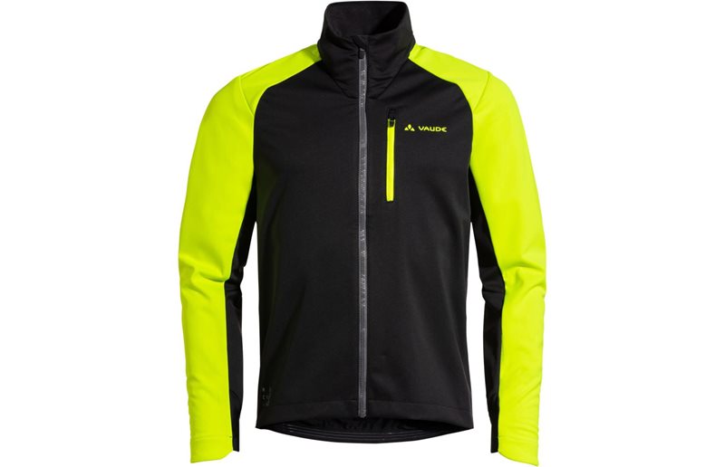 VAUDE Pyöräilytakki Posta VI Softshell Jacket Men Neon Yellow