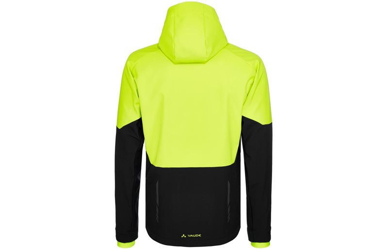 VAUDE Pyöräilytakki Qimsa Softshell Jacket Men Neon Yellow