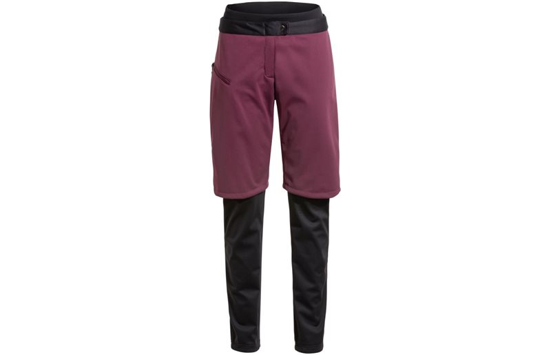 VAUDE Naisten pyöräilyhousut All Year Moab 3in1 Pants w/o SC Women Cassis