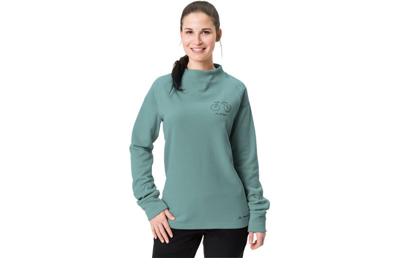 VAUDE Naisten collegepaita Cyclist Sweater Women Dusty Moss