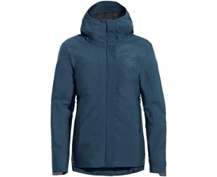 VAUDE Naisten pyöräilytakki Cyclist Warm Rain Jacket Women Dark Sea