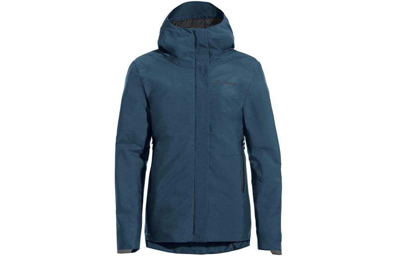 VAUDE Naisten pyöräilytakki Cyclist Warm Rain Jacket Women Dark Sea