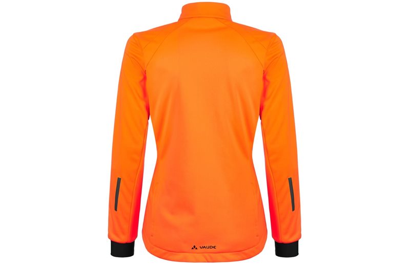 VAUDE Naisten pyöräilytakki Posta Softshell Jacket Women Neon Orange