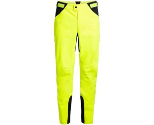 VAUDE Pyöräilyhousut Qimsa II Softshell Pants Men Neon Yellow