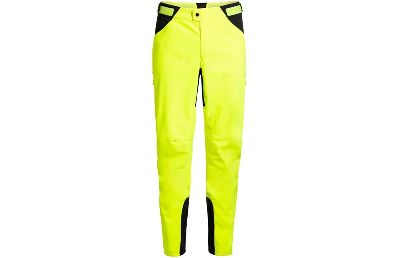 VAUDE Pyöräilyhousut Qimsa II Softshell Pants Men Neon Yellow