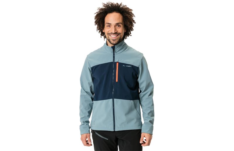 VAUDE Pyöräilytakki Virt II Softshell Jacket Men Cloudy Blue