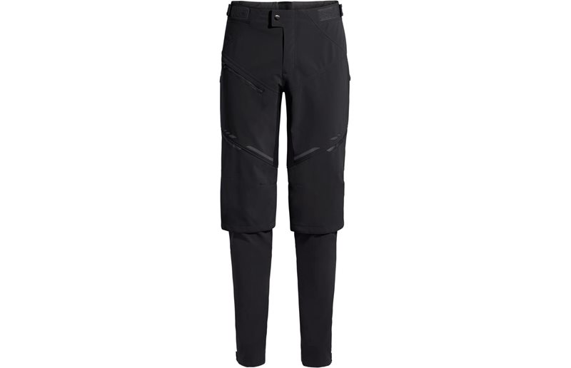 VAUDE Pyöräilyhousut Virt II Softshell Pants Men Black/Black