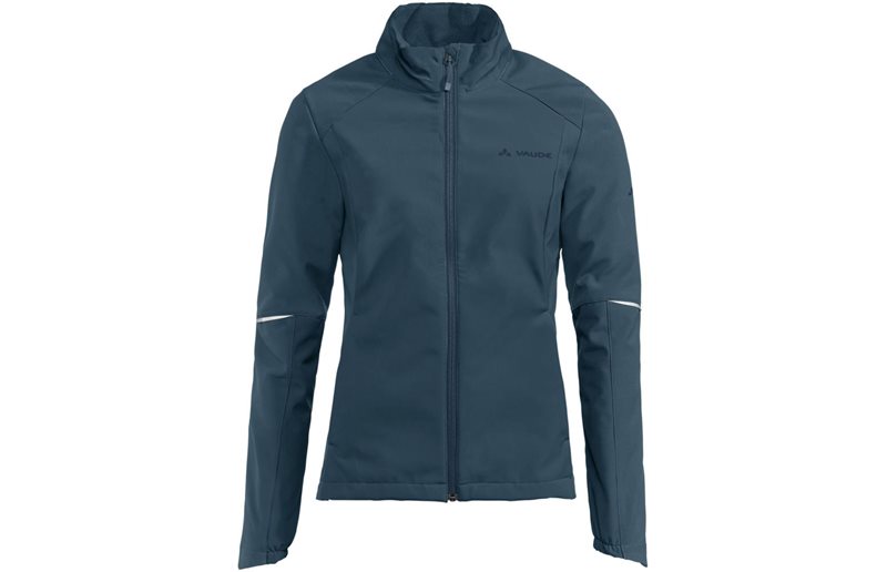 VAUDE Naisten pyöräilytakki Wintry IV Softshell Jacket Women Dark Sea