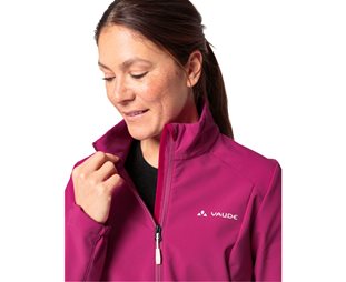 VAUDE Naisten pyöräilytakki Wintry IV Softshell Jacket Women Rich Pink