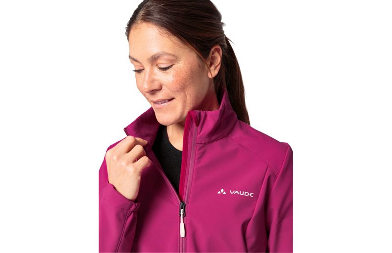 VAUDE Naisten pyöräilytakki Wintry IV Softshell Jacket Women Rich Pink