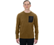 Cube Pyöräilypaita ATX LS Fleece Jersey Men Brown