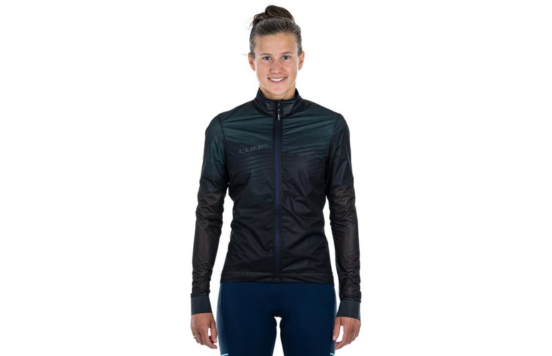 Cube Naisten pyöräilytakki Teamline Wind Jacket Women