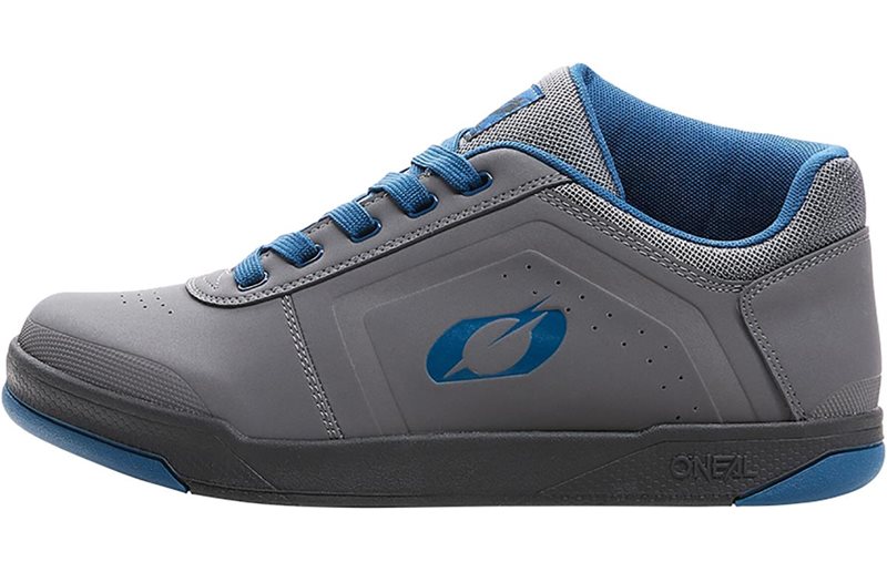 O'Neal Pinned Pro Flat Pedal Shoes Men Gray/Blue