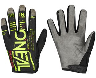 O'Neal Pyöräilyhanskat Mayhem Gloves Black/Neon Yellow/Attack V.23
