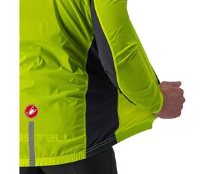 Castelli Squadra Stretch Jacket Men Electric Lime/Dark Gray