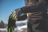 Northwave Pyöräilyhanskat Active Gel Gloves Men Black/Yellow Fluo
