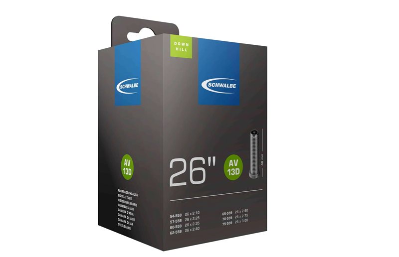 Sisärengas Schwalbe 13D Downhill 26" 54/75-559 AV Schrader/Autoventtiili 40mm