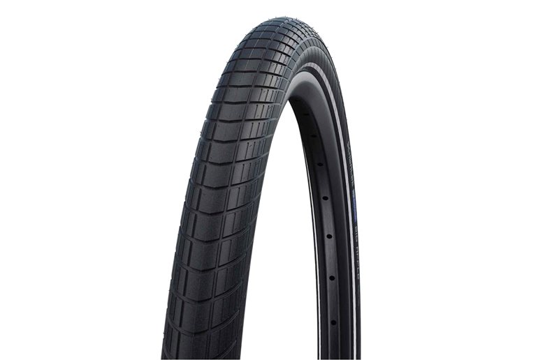 Schwalbe Cykeldæk Big Apple Endurance Raceguard 50-507 (24X2.00") Sort/Refleks
