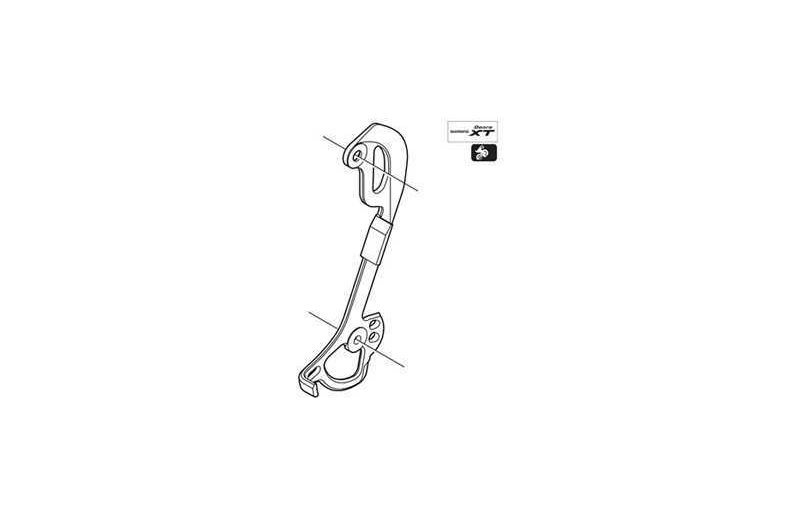 Shimano Sisäinen Häkki Xt Rd-M772-Sgs Y5W710000
