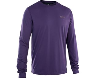ION Pyöräilypaita DriRelease S_Logo LS Tee Men Dark Purple