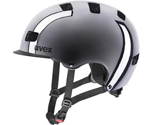 UVEX HLMT 5 Bike Pro Chrome Helmet Gunmetal Chrome