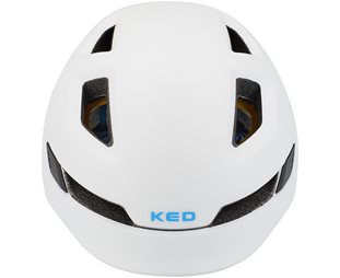 KED POP Helmet Kids White Blue