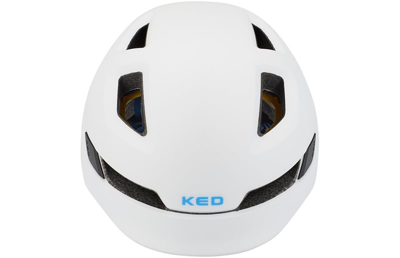 KED POP Helmet Kids White Blue