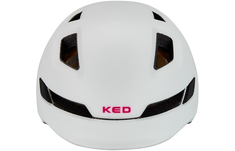 KED POP Helmet Kids White Magenta