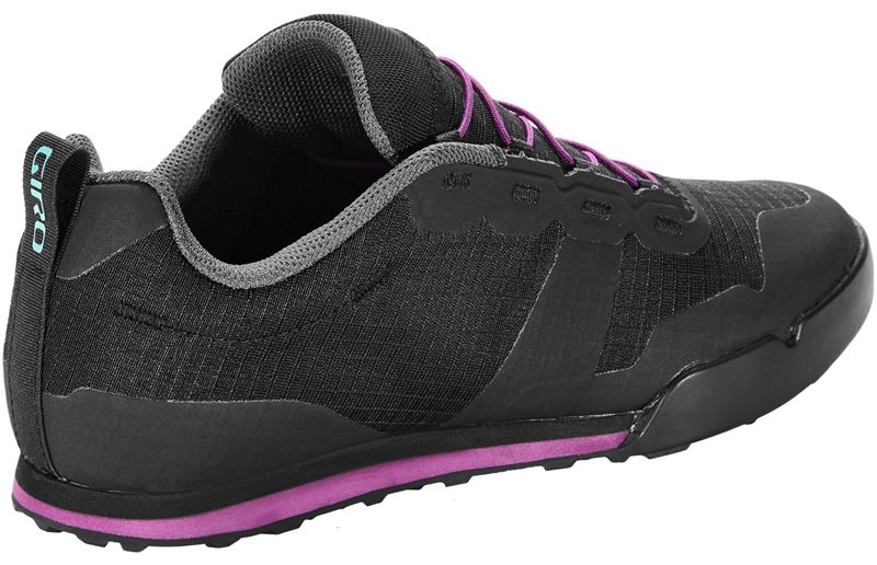 Giro Tracker Fastlace Shoes Women Black/Throwback Purple