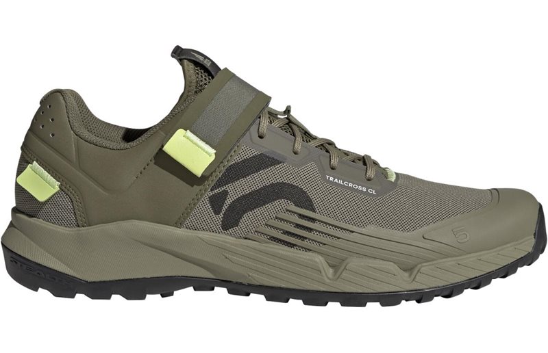 adidas Five Ten 5.10 Trailcross Clip-In MTB Shoes Men Orbit Green/Carbon/Pulse Lime
