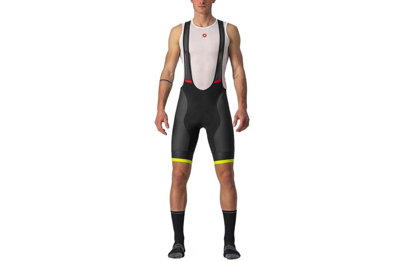 Castelli Competizione Kit Bib Shorts Men Black/Electric Lime