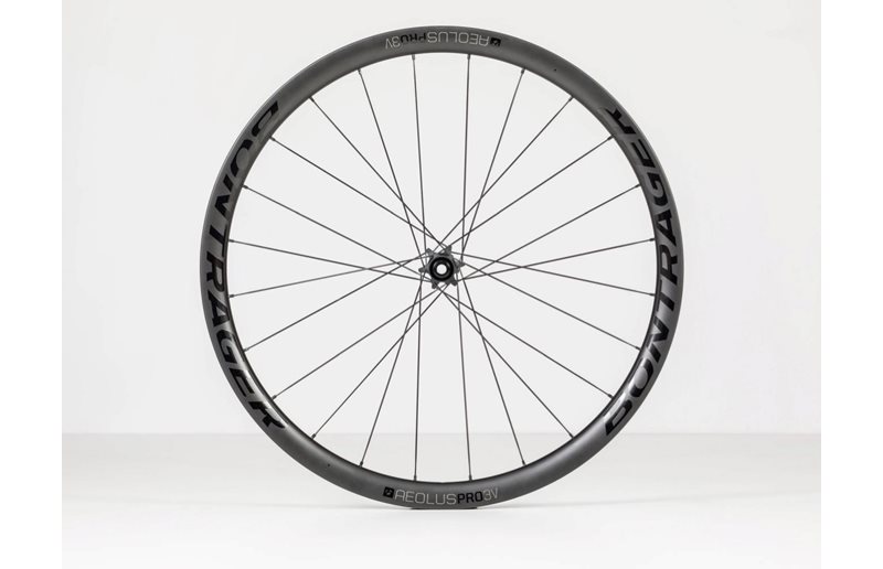 Forhjul Bontrager AeolusPro3V 28" Disc TLR 12T Sort/Grå