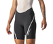 Castelli Naisten pyöräilyshortsit Velocissima 3 Shorts Women Black/Silver