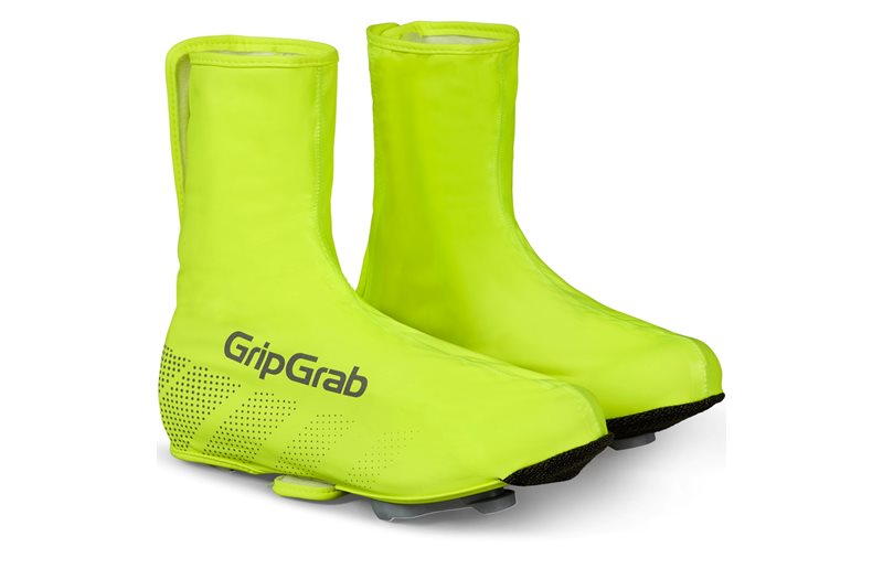 GripGrab RIDE Hi-Vis Vattentäta Landsvägskoöverdrag Yellow Hi-Vis