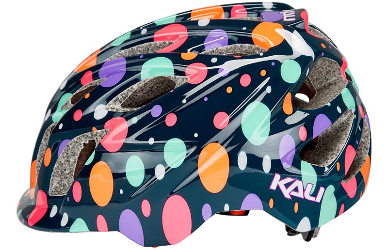 Pyöräilykypärä Kali Chakra Lighted Confetti Helmet Kids Gloss Teal
