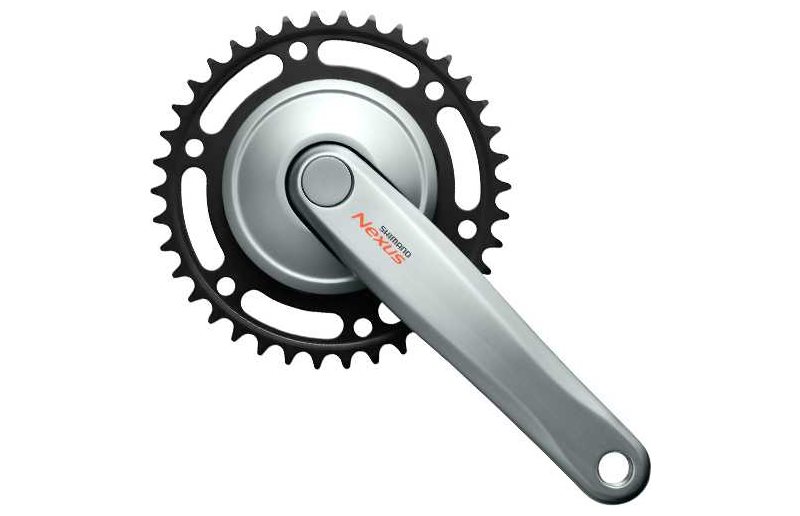 Krankset Shimano Nexus FC-C6000 sølv 38T 170 mm