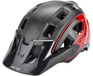 Casco MTBE 2 Helmet Black Red Matt