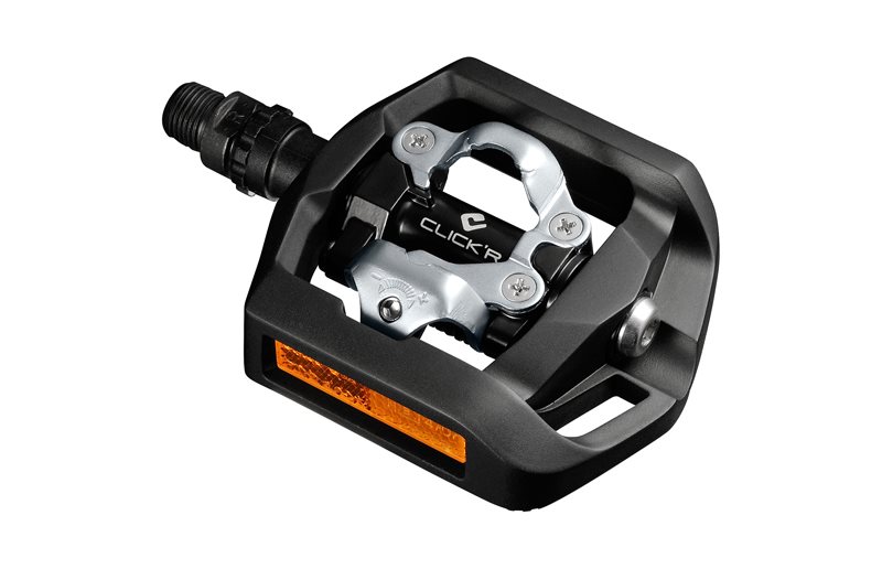 Sykkelpedaler Kombi Shimano T421 SPD Click'R Black