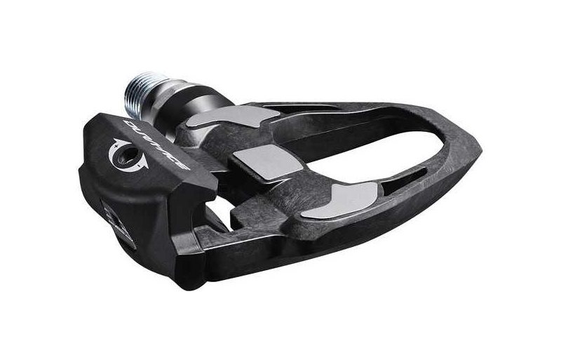 Cykelpedaler SPD-SL Shimano Dura-Ace PD-R9100 +4 mm axel Svart