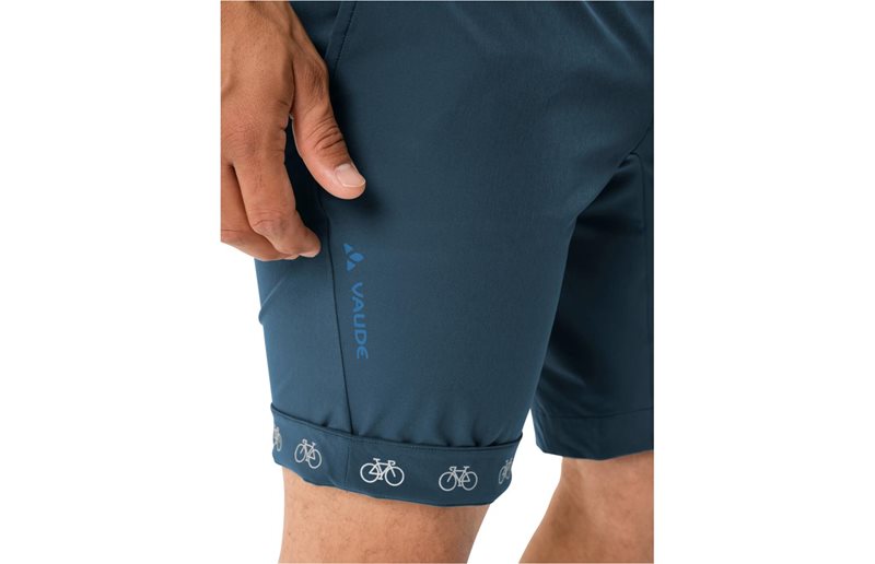 VAUDE Pyöräilyshortsit Cyclist Shorts Men Dark Sea
