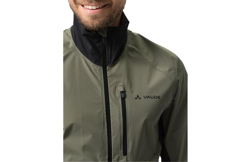 VAUDE Pyöräilytakki Kuro Rain Jacket Men Khaki
