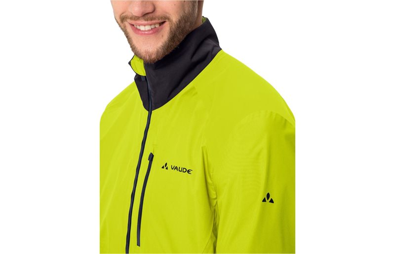 VAUDE Pyöräilytakki Kuro Rain Jacket Men Bright Green