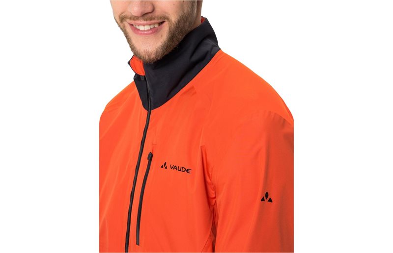 VAUDE Pyöräilytakki Kuro Rain Jacket Men Glowing Red
